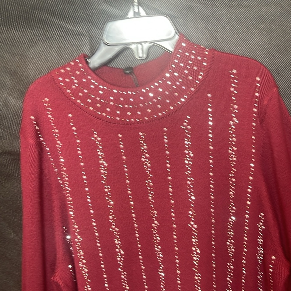 Say What , NWT ,  Burgundy color , Size XL. MIDI . - Picture 3 of 6